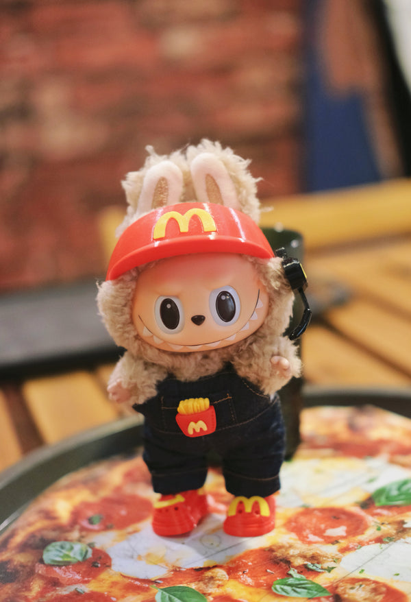 Labubu Fast-Food Employee Outfit