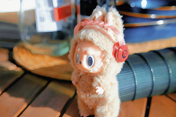 All Kinds Labubu Headphones – Handmade Plush Doll Headsets, Custom Colors & Earcup Textures, Toy Photography Prop, Pop Mart Accessories